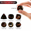 undefined — premium natural stone DND dice for tabletop RPG