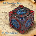 Spinning Metal Dice Tower 7-in-1 detail — metal DND gaming tool
