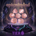 Pink Cat's Eye K9 Crystal Dice Set — K9 crystal polyhedral dice for D&D, 7pcs