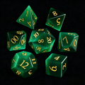 undefined — cat's eye effect DND dice set for tabletop RPG
