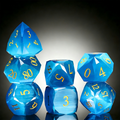 undefined — cat's eye effect DND dice set for tabletop RPG