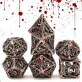 Hollow Cthulhu Dragon Metal D20 detail shot — unique DND gaming accessory