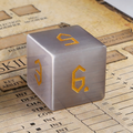 Grey Cat's Eye DND Dice Set — polyhedral dice set for D&D / DND tabletop RPG
