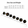 undefined — cat's eye effect DND dice set for tabletop RPG