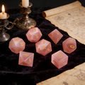 undefined — cat's eye effect DND dice set for tabletop RPG