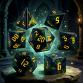 undefined — premium natural stone DND dice for tabletop RPG