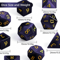 undefined — cat's eye effect DND dice set for tabletop RPG
